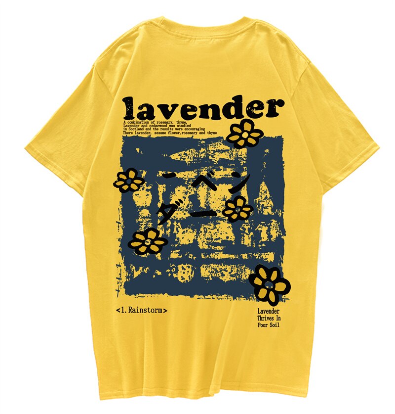 Lavender Men Women Streetwear Unisex Graphic TShirt