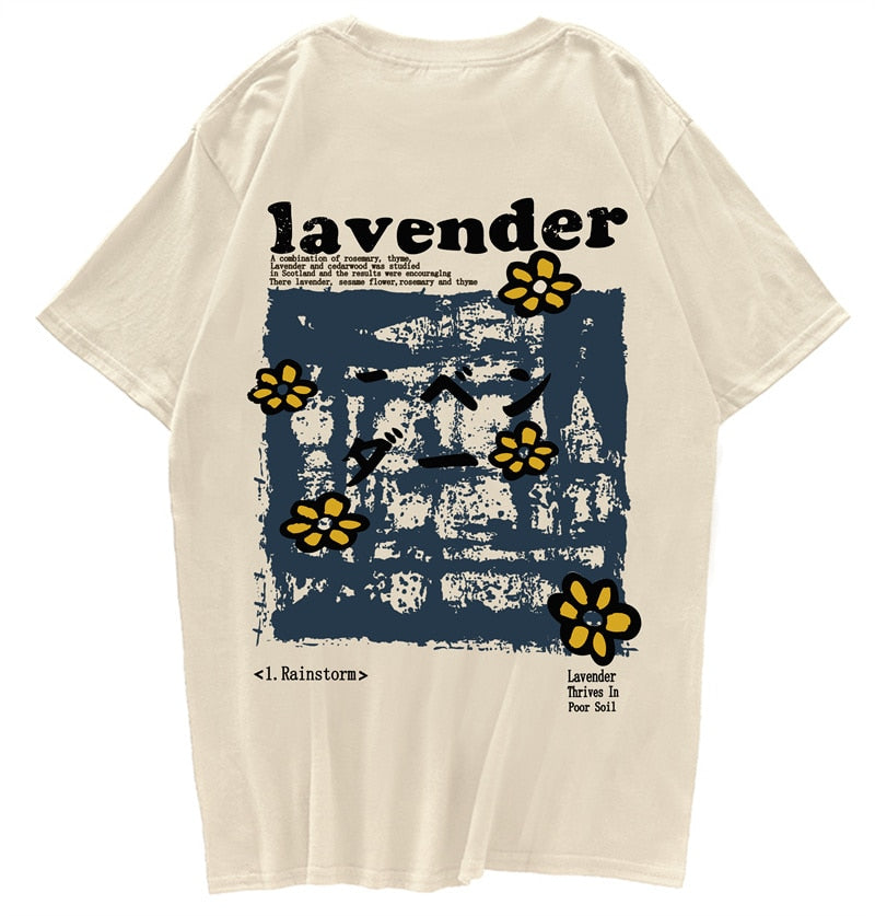 Lavender Men Women Streetwear Unisex Graphic TShirt