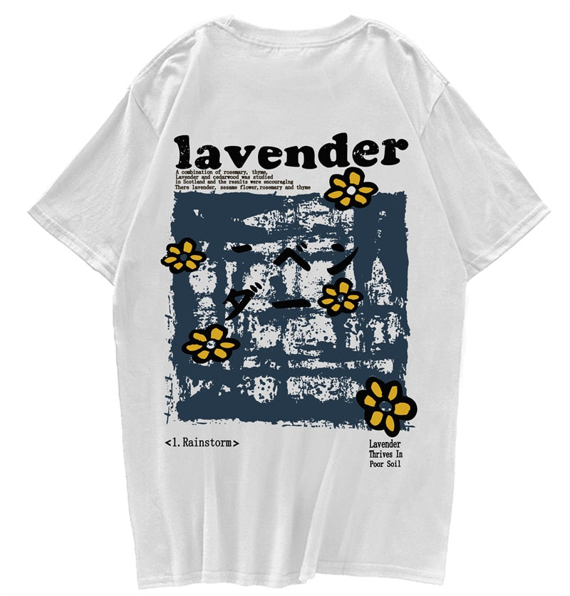 Lavender Men Women Streetwear Unisex Graphic TShirt