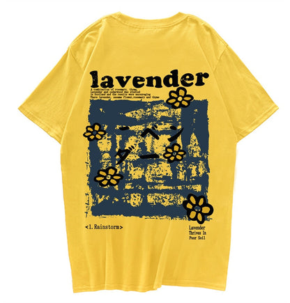 Lavender Men Women Streetwear Unisex Graphic TShirt