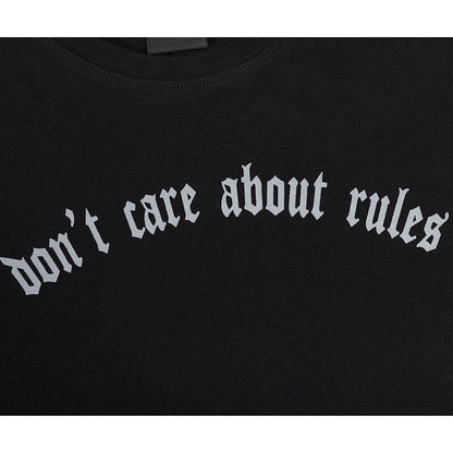 Rules Unisex Men Women Streetwear Graphic TShirt