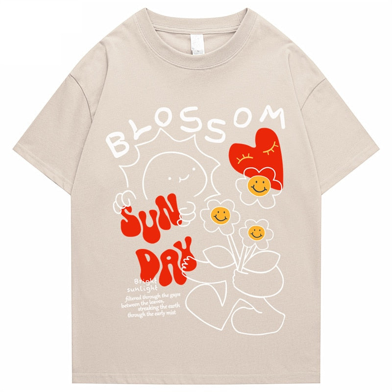 Sun Day Men Women Streetwear Unisex Graphic TShirt