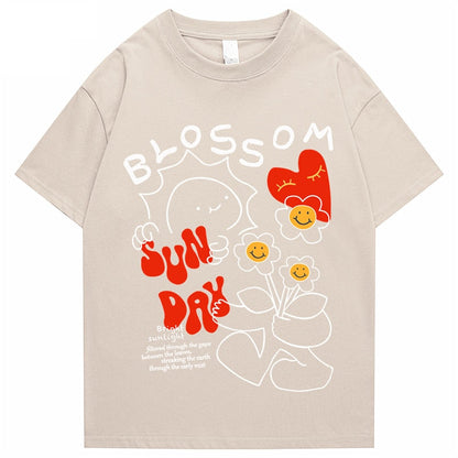 Sun Day Men Women Streetwear Unisex Graphic TShirt